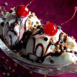 Chocolate Cherry Ice Cream Cake