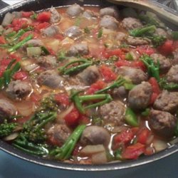 Sausage and Broccoli Rabe With Polenta