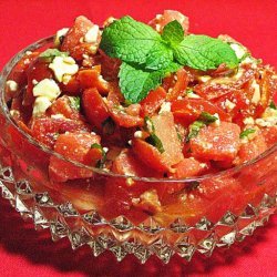 Give Your Tomatoes a Spin! - Watermelon, Feta & Mint Salad