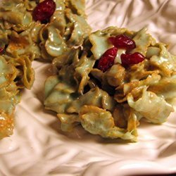 Sharon's Holiday Holly Leaf Treats