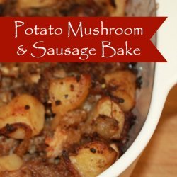 Mushroom and Sausage Bake