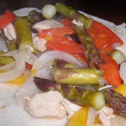 Asparagus Chicken Fajitas