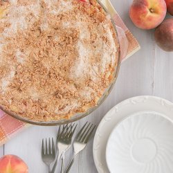 Sour Cream Peach Pie