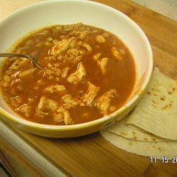 Red Chile Chicken Posole