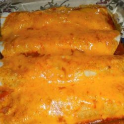 Mashed Potato-Black Bean Enchiladas