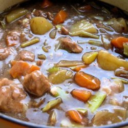 English Beef Stew and Dumplings