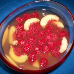 Summer Fruits in a Lemon Verbena and Mint Tea