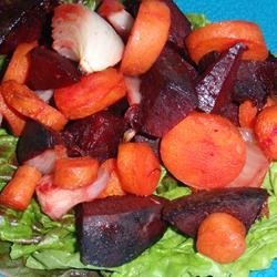 Spicy Beet and Carrot Salad