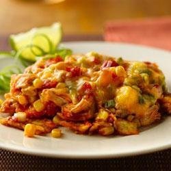 Cheesy Enchilada Casserole