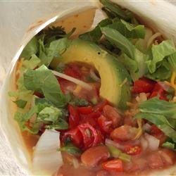 Vegetarian Bean Burritos