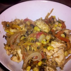 Cheesy Chicken Stir Fry