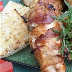 Grilled Chicken with Rosemary and Bacon