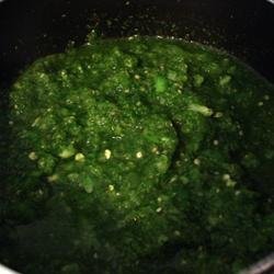 Three Chile Dry Roasted Tomatillo Salsa