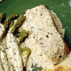 Salmon in Creamy Silk Sauce