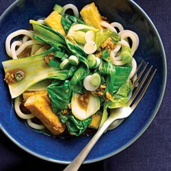 Tofu and Bok Choy Noodle Bowl