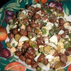 Egyptian Brown Bean Salad