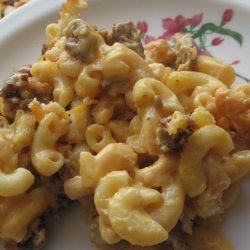 Vegetarian Cheeseburger Casserole