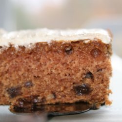 Applesauce Cake With Caramel Frosting