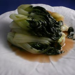 Baby Bok Choy With Sherry and Prosciutto