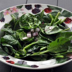 Spinach With Garlic Vinaigrette