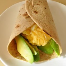 Nif's Avocado and Egg Breakfast Wrap