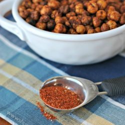 Spicy Crunchy Chickpea Snack