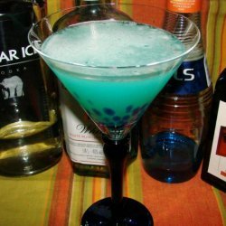 Official Blue Thong Martini