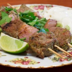 Spicy Mexican Lamb Kebabs