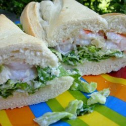 Shrimp Caesar Sandwich
