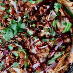 Chicken BBQ Pizza Pie