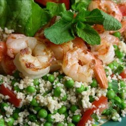 Shrimp With Minty Couscous Salad