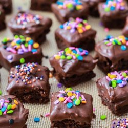 Chocolate Dipped Brownies