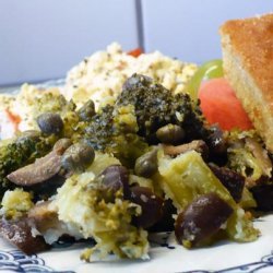 Broccoli With Lemon, Kalamata Olives and Capers
