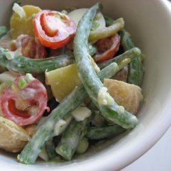 Potato-Green Bean Salad With Cucumber Dressing