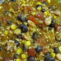 Turkey & Bean Taco Soup