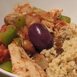 Greek Chicken Stew With Cinnamon Couscous