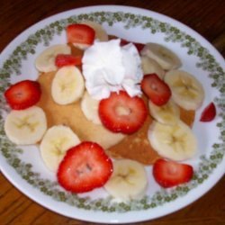 Bisquick Strawberry Banana Pancakes