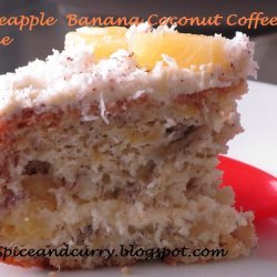 Pineapple Coconut Coffee Cake