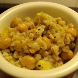 Barley Pilaf With Chickpeas and Artichoke Hearts