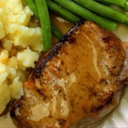 Dijon Mustard Pork Chops With Rice