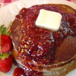 Buttermilk Buckwheat Pancakes With Summer Fruit Syrup