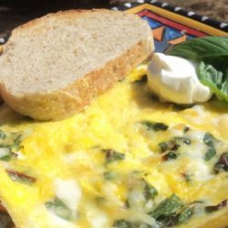 Swiss Chard and Salmon Frittata