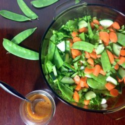 Snow Peas With Sesame Dressing