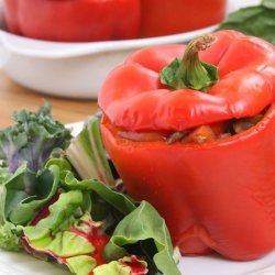 Lentil Stuffed Peppers