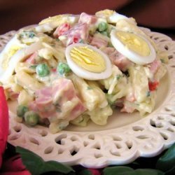 Danish Macaroni Salad With Ham