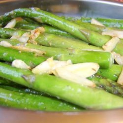 Asparagus and Toasted Garlic