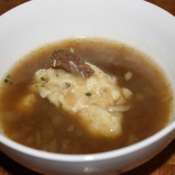 Beef Paprika Soup and Dumplings