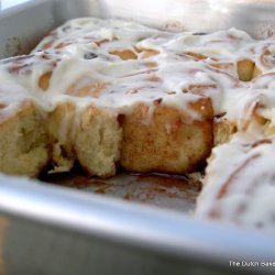 Cranberry Eggnog Rolls