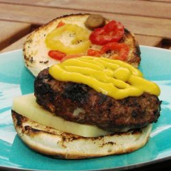 Grilled Backyard Burgundy Burgers