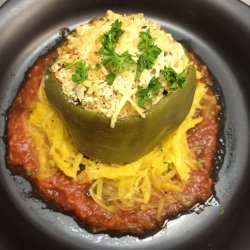 Spaghetti Squash Stuffed Bell Peppers